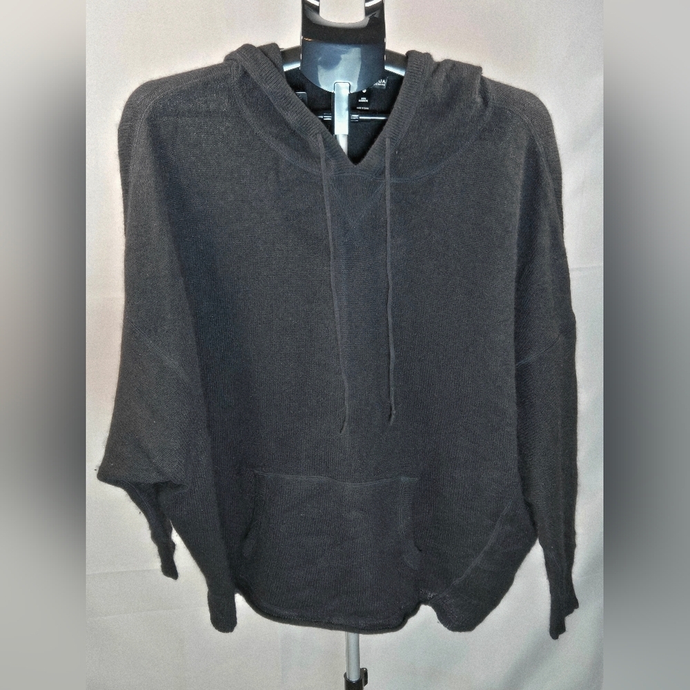 Aqua‎ Cashmere 100% Cashmere Quiet Luxury Hooded Pullover, Medium